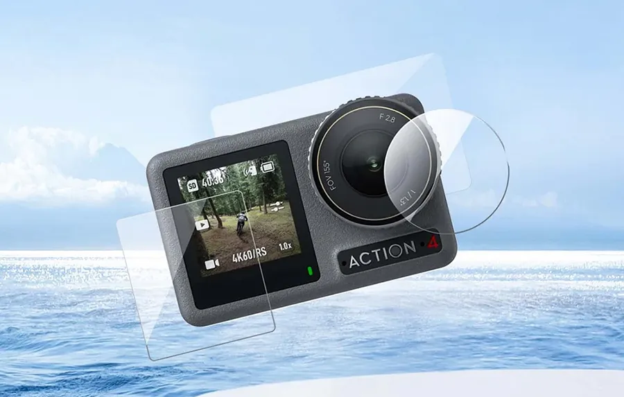 Szkło hartowane Telesin do DJI Action 3, 4